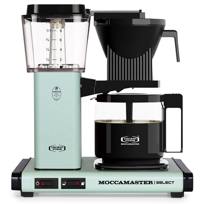 Moccamaster, Filterkaffeemaschine 4/10 Tassen,  KBG Select, Pastellgrün