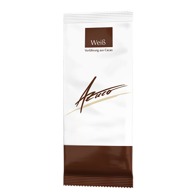 AZUCO Weiße Schokolade, Becherportionen 38 g (100 Stück)
